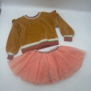 MATILDA JANE JOJO Sweatshirt Size 2 & Marcia Milloh Tutu Size XS